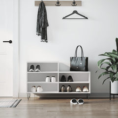 vidaXL Shoe Cabinet White 102x36x60 cm Engineered Wood 1