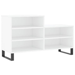 vidaXL Shoe Cabinet White 102x36x60 cm Engineered Wood 2