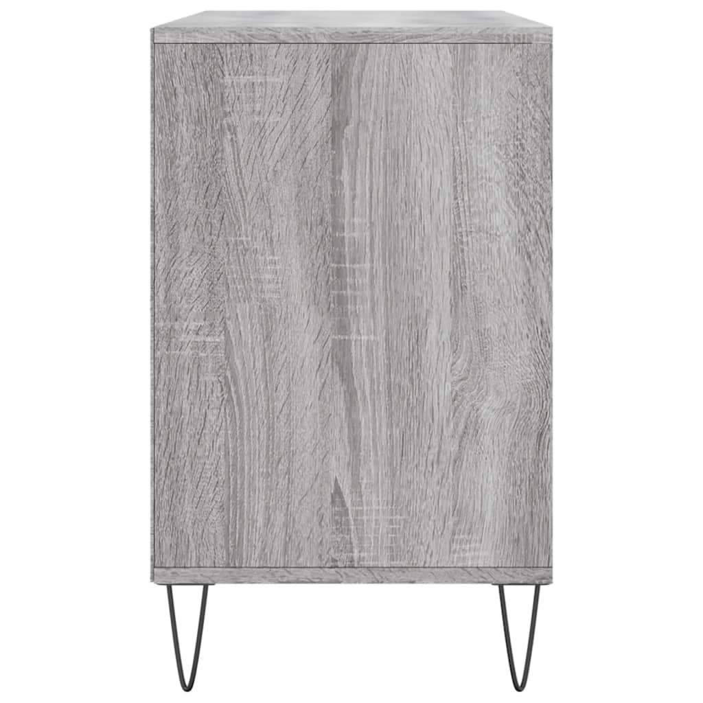 vidaXL Shoe Cabinet Grey Sonoma 102x36x60 cm Engineered Wood 5