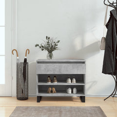 vidaXL Shoe Cabinet Concrete Grey 70x36x60 cm Engineered Wood 1