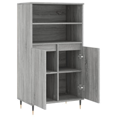 vidaXL Highboard Grey Sonoma 60x36x110 cm Engineered Wood 5