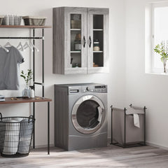 Wall Mounted Cabinet 69,5x34x90 cm Engineered Wood Grey sonoma
