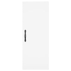 vidaXL Wall Mounted Cabinet White 34.5x34x90 cm Engineered Wood 6