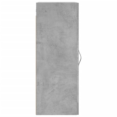 Wall Mounted Cabinet Concrete Grey 34.5x34x90 cm