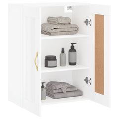 vidaXL Wall Mounted Cabinet White 69.5x34x90 cm Engineered Wood 5
