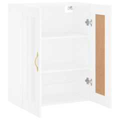 vidaXL Wall Mounted Cabinet White 69.5x34x90 cm Engineered Wood 6