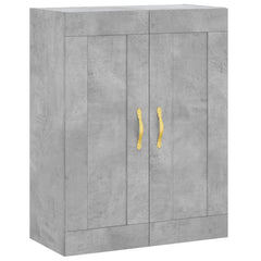 vidaXL Wall Mounted Cabinet Concrete Grey 69.5x34x90 cm Engineered Wood 2
