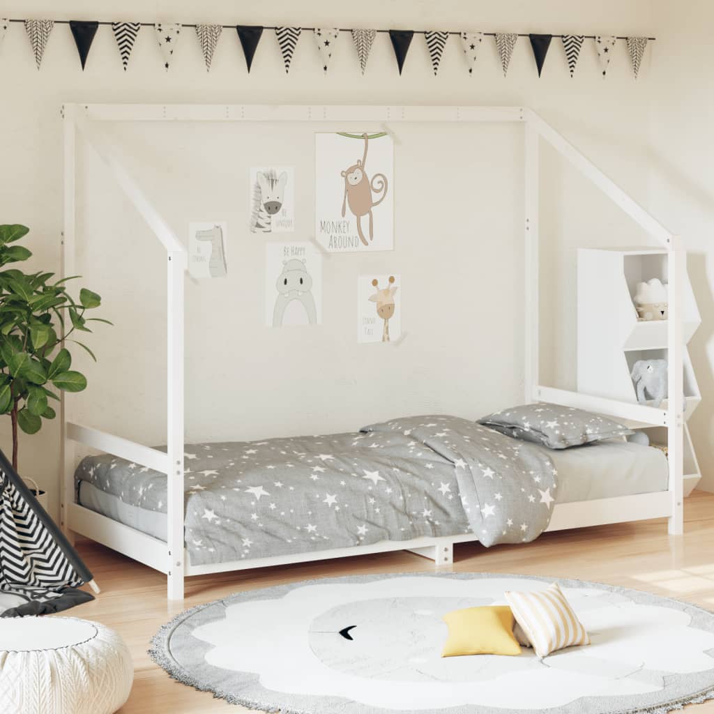 vidaXL Kids Bed Frame Solid Wood Pine