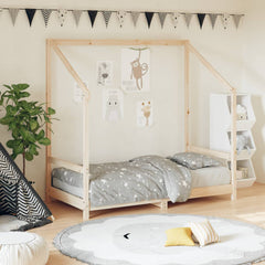 vidaXL Kids Bed Frame Solid Wood Pine