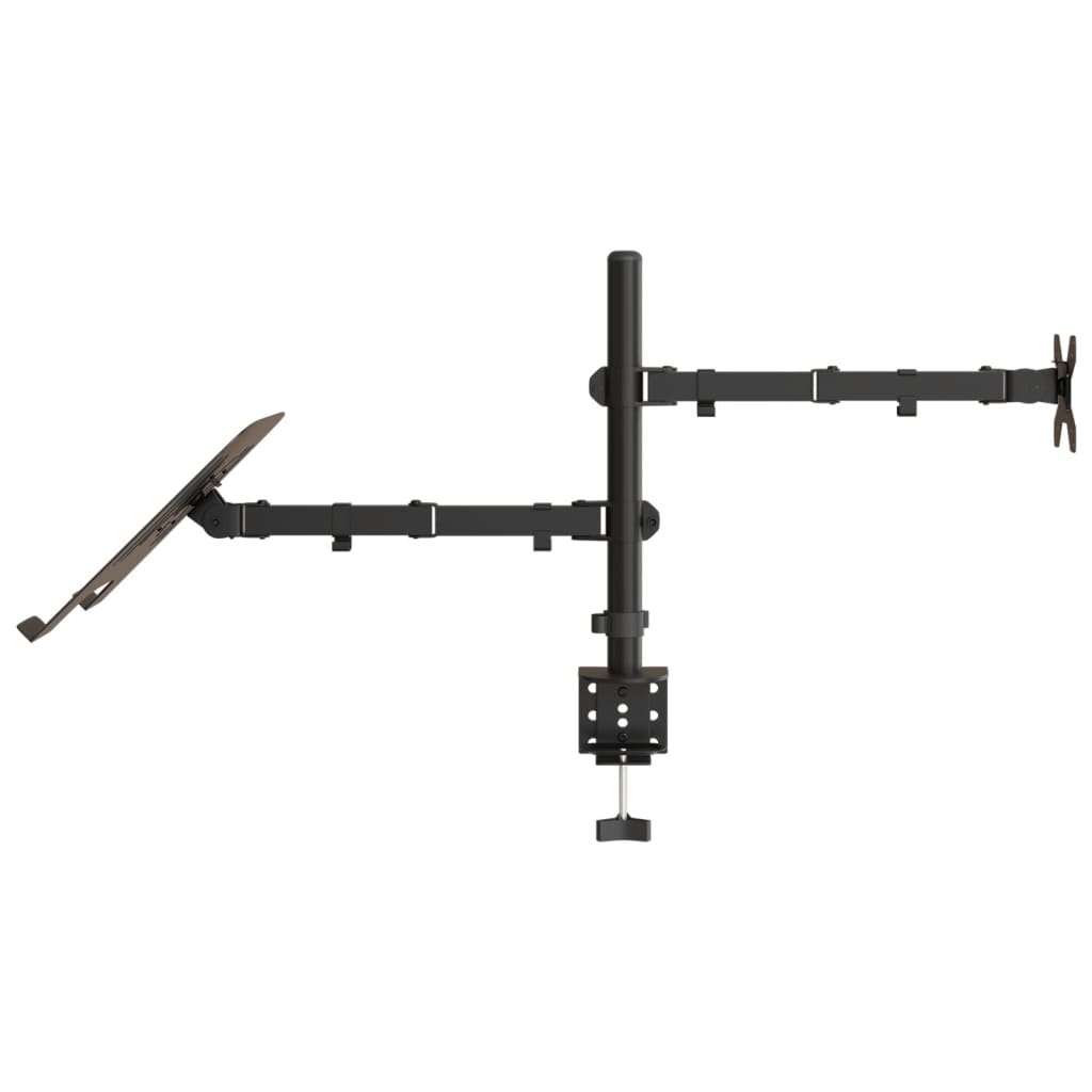 vidaXL Monitor Mount Black Steel VESA 75/100 mm 5
