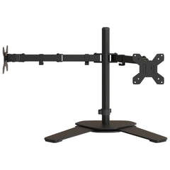 vidaXL Dual Monitor Stand Black Steel VESA 75/100 mm 5