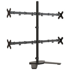 vidaXL Monitor Mount Black Steel VESA 75/100 mm 2