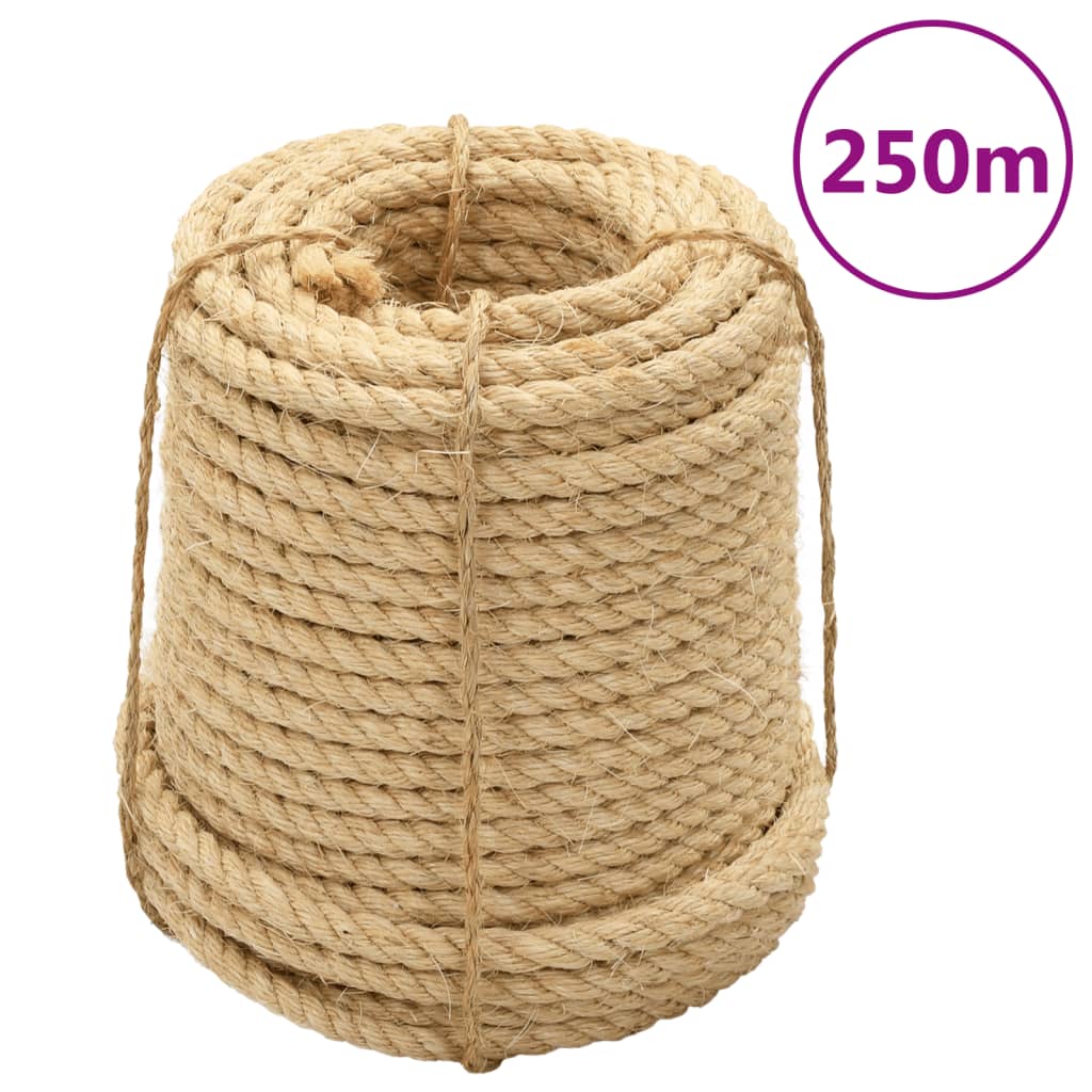 vidaXL Sisal Ropes 2 pcs 12 mm 250 m 4