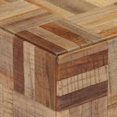 vidaXL Coffee Table Grey 55x55x40 cm Solid Reclaimed Teak 5