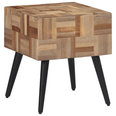 vidaXL Side Table 40x40x45 cm Solid Reclaimed Teak 3