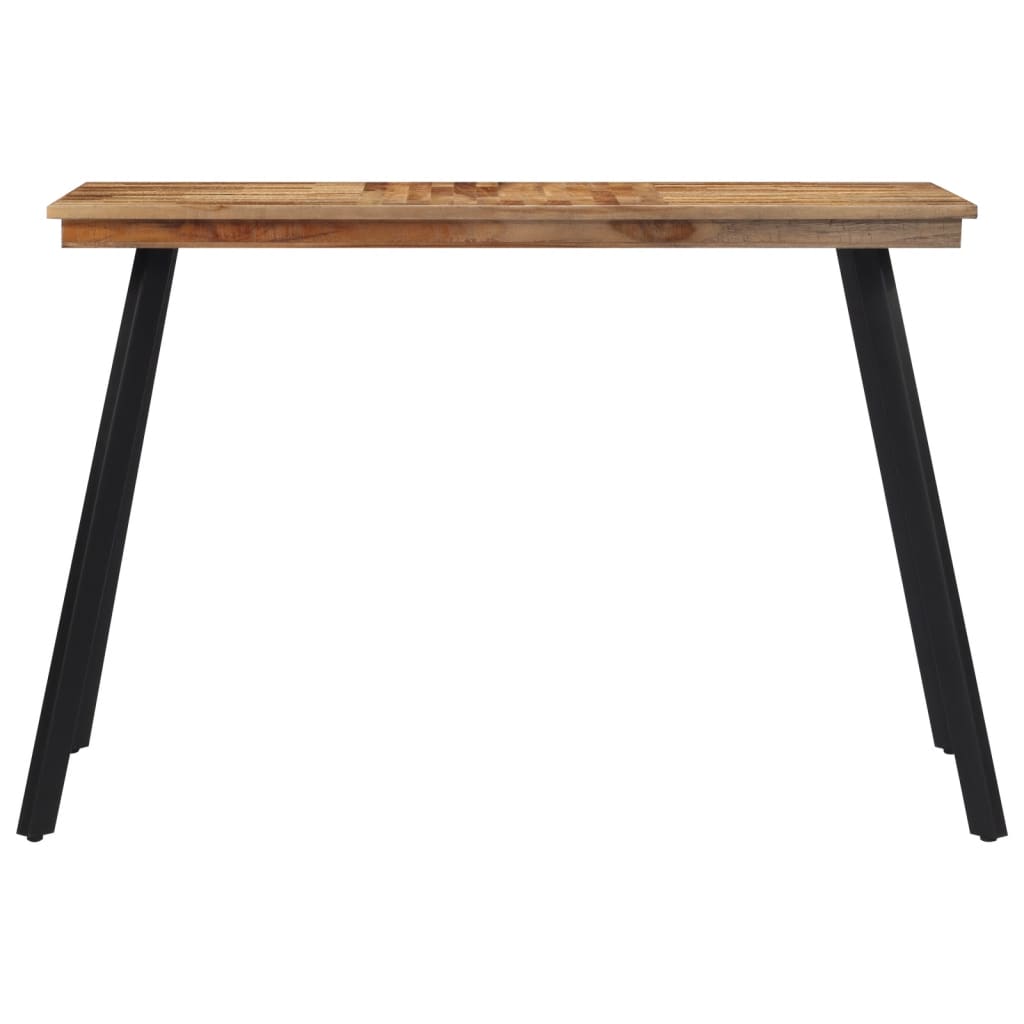 vidaXL Dining Table 120x62x76 cm Solid Wood Teak 2