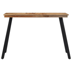 vidaXL Dining Table 120x62x76 cm Solid Wood Teak 2