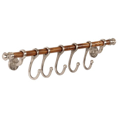 vidaXL Coat Rack Wall Mounted 75x15 cm Aluminium 1
