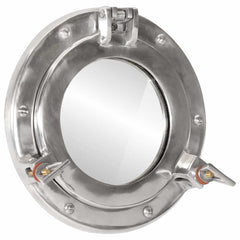 vidaXL Porthole Mirror Wall Hanging Ø23 cm Aluminium and Glass 1