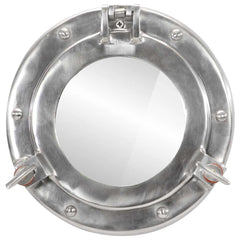 vidaXL Porthole Mirror Wall Hanging Ø23 cm Aluminium and Glass 2