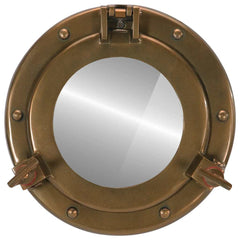 vidaXL Porthole Mirror Wall Hanging Ø23 cm Aluminium and Glass 2
