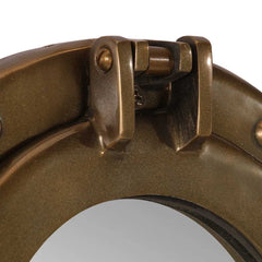 vidaXL Porthole Mirror Wall Hanging Ø23 cm Aluminium and Glass 5