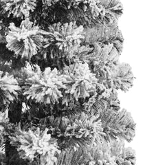 vidaXL Artificial Hinged Christmas Tree with Flocked Snow 150 cm 5