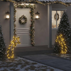 vidaXL Christmas Light Decoration with Spikes Meteor 115 LEDs 89 cm 1