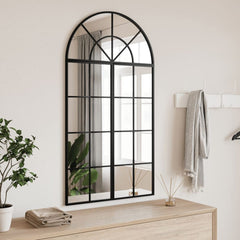 Wall Mirror Black Arch Iron 60 cm 110 cm