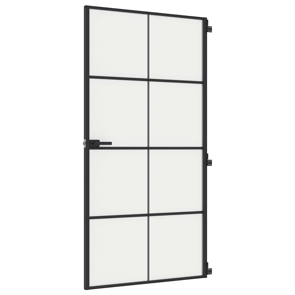 vidaXL Interior Door Slim Black 102.5x201.5 cm 2