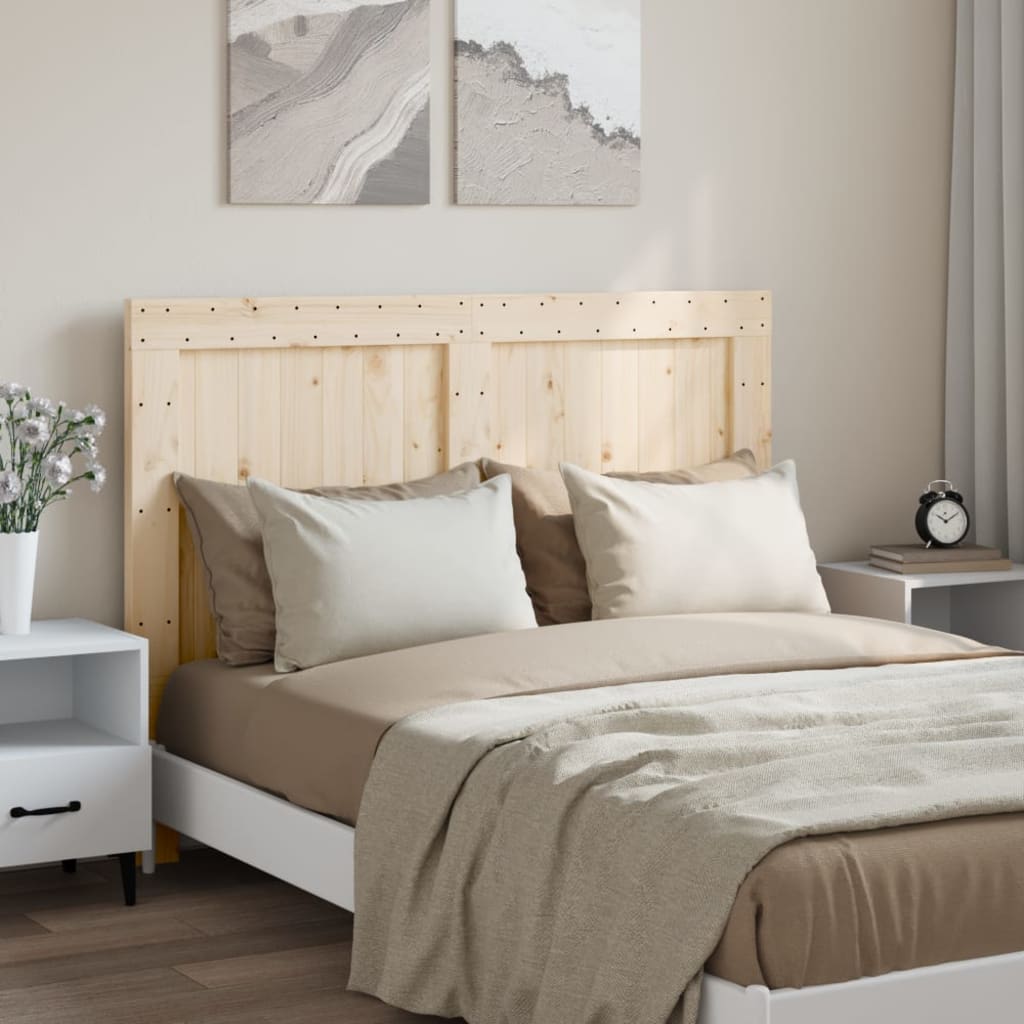Headboard Solid Wood Pine Plain Design 140 x 104 cm