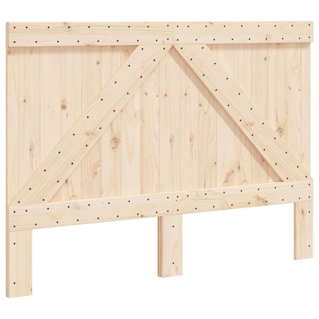 vidaXL Headboard 140x104 cm Solid Wood Pine 2