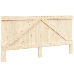 Headboard Solid Wood Pine Triangle 200 x 104 cm