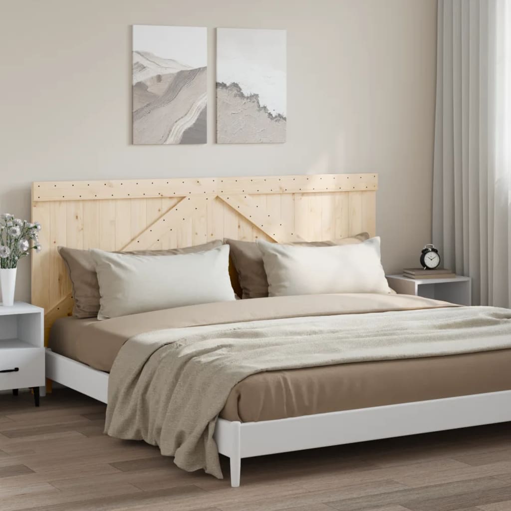 vidaXL Headboard 200x104 cm Solid Wood Pine 1