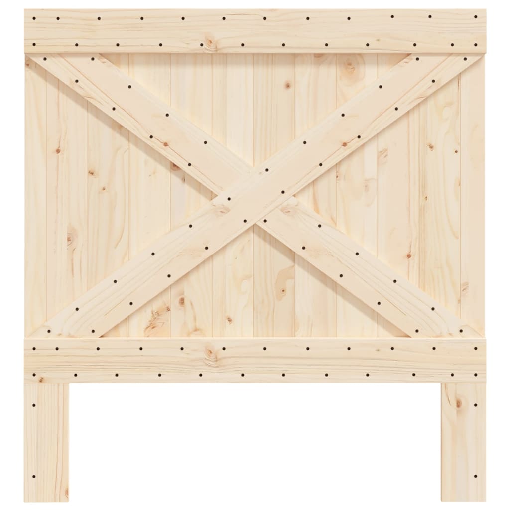 vidaXL Headboard 100x104 cm Solid Wood Pine 3