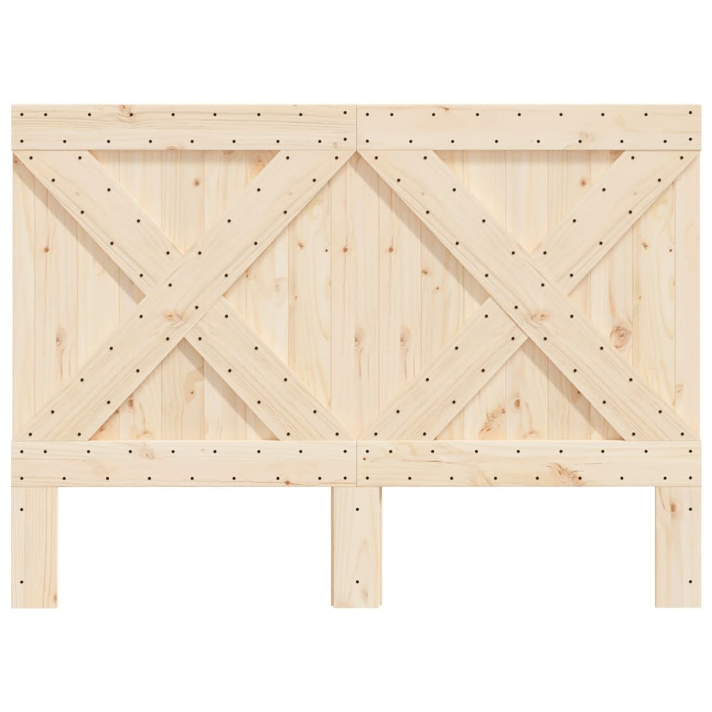 vidaXL Headboard 140x104 cm Solid Wood Pine 3