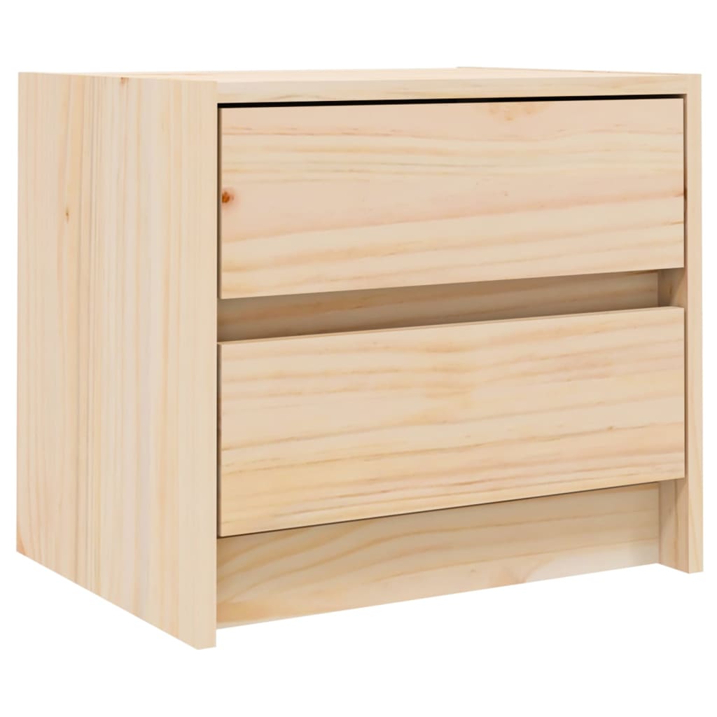 vidaXL Bedside Cabinet 40x31x35,5 cm Solid Wood Pine 2