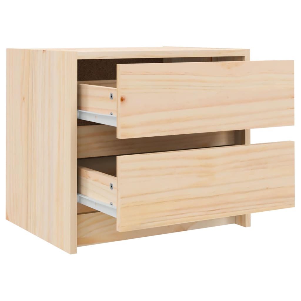 vidaXL Bedside Cabinet 40x31x35,5 cm Solid Wood Pine 4