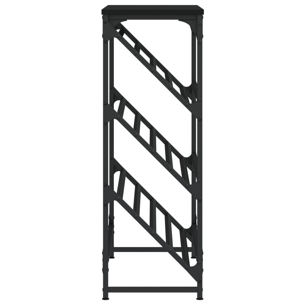 vidaXL Shoe Rack Black 90x30x85 cm Engineered Wood 5