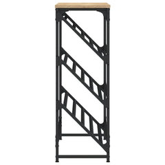 vidaXL Shoe Rack Sonoma Oak 90x30x85 cm Engineered Wood 5