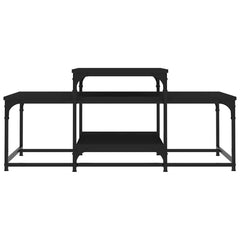 vidaXL Coffee Table Black 102x60x45 cm Engineered Wood 4