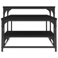 vidaXL Coffee Table Black 102x60x45 cm Engineered Wood 5