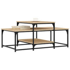 vidaXL Coffee Table Sonoma Oak 102x60x45 cm Engineered Wood 3