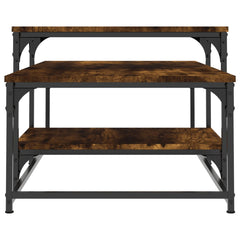 vidaXL Coffee Table Smoked Oak 102x60x45 cm Engineered Wood 5