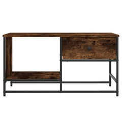 vidaXL Coffee Table Smoked Oak 85.5x51x45 cm Engineered Wood 6