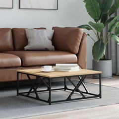 vidaXL Coffee Table Sonoma Oak 70x70x30 cm Engineered Wood 1
