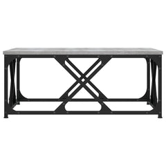 vidaXL Coffee Table Grey Sonoma 70x70x30 cm Engineered Wood 4