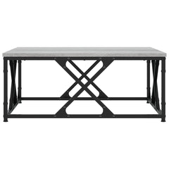 vidaXL Coffee Table Grey Sonoma 70x70x30 cm Engineered Wood 5