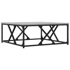 vidaXL Coffee Table Grey Sonoma 70x70x30 cm Engineered Wood 6
