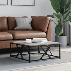 vidaXL Coffee Table Grey Sonoma 70x70x30 cm Engineered Wood 1